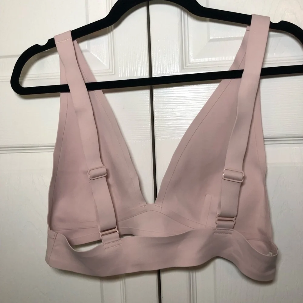 Free People Intimates Comfort Straps Light Pink Bra Size L_3